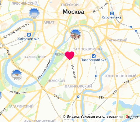 На карте