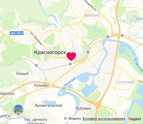 На карте