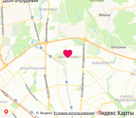 На карте