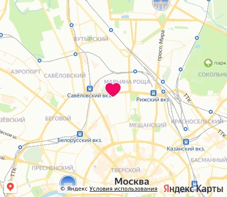 На карте
