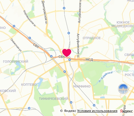 На карте