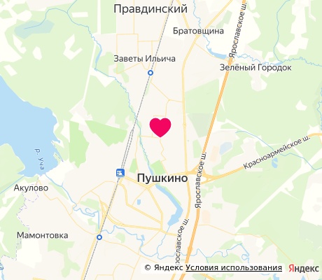 На карте