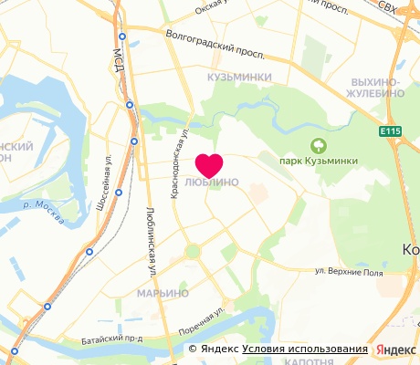 На карте