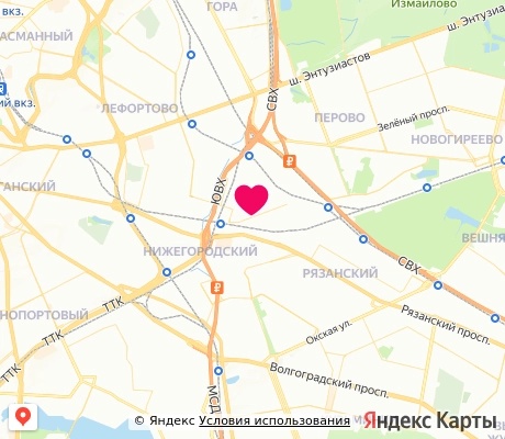 На карте