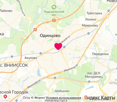 На карте