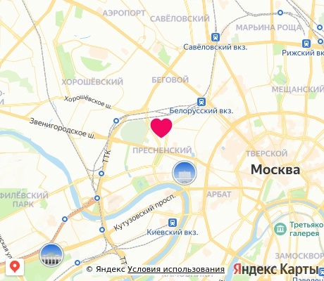 На карте