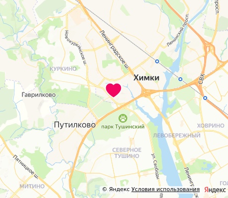 На карте