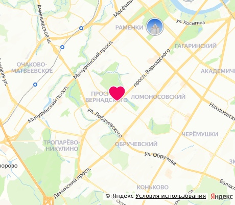 На карте