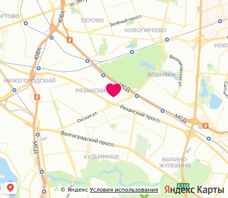 На карте