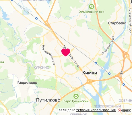 На карте