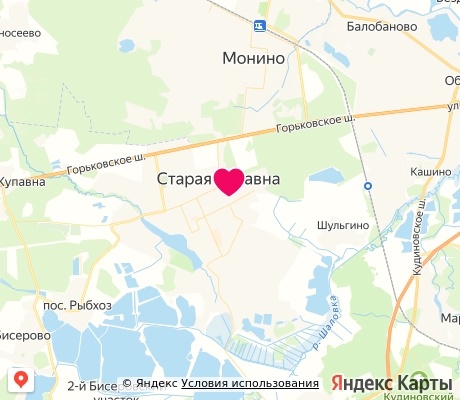 На карте