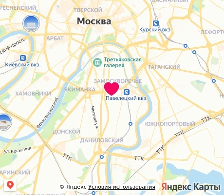 На карте