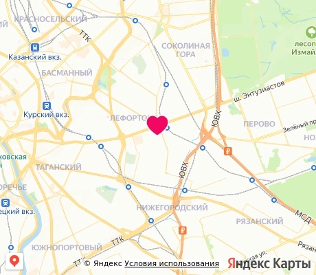 На карте