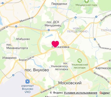На карте