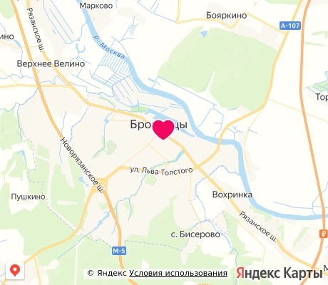 На карте