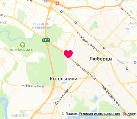 На карте