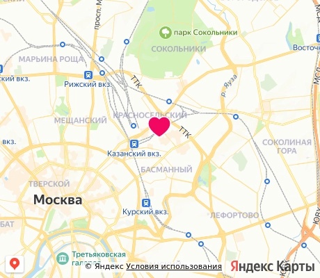 На карте