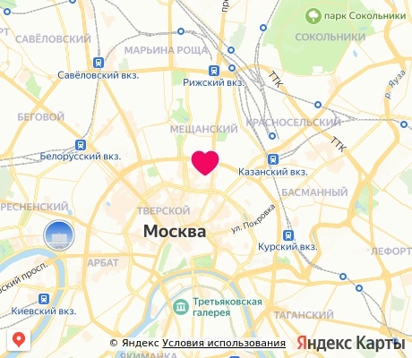 На карте