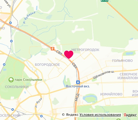 На карте