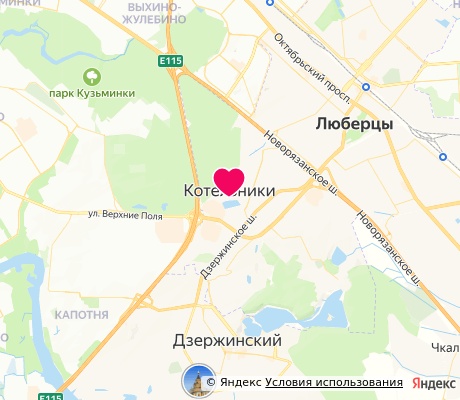 На карте