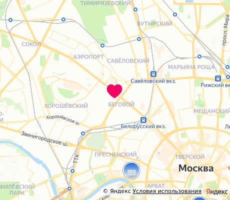 На карте