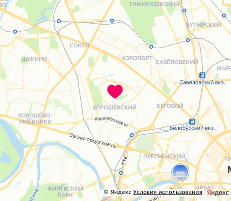 На карте