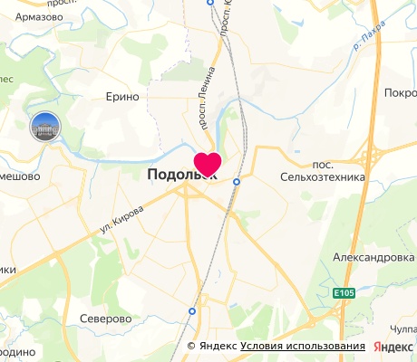 На карте