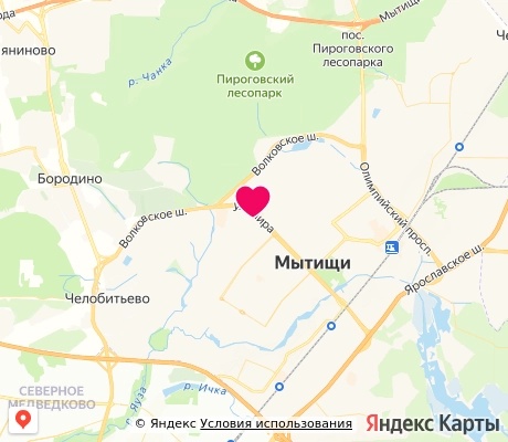 На карте