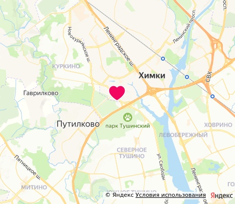 На карте