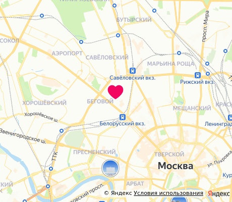 На карте