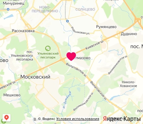 На карте