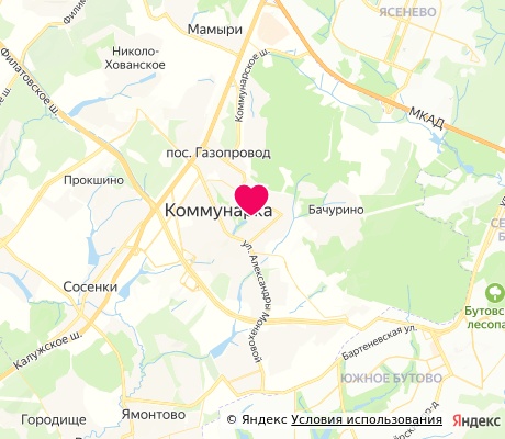 На карте