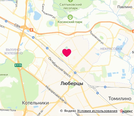 На карте