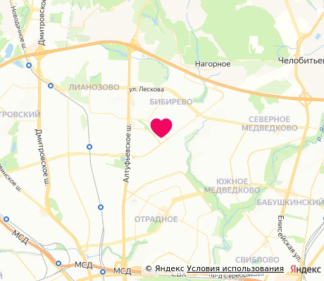 На карте