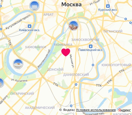 На карте