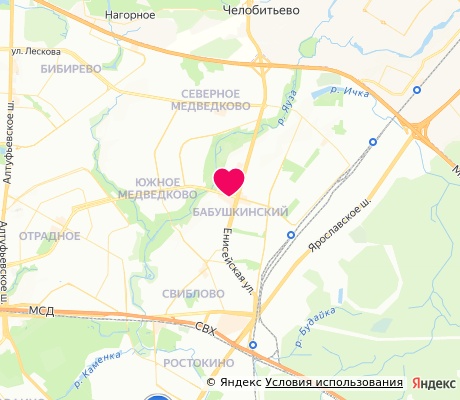 На карте