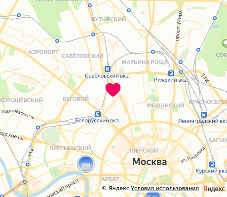 На карте