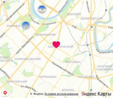 На карте