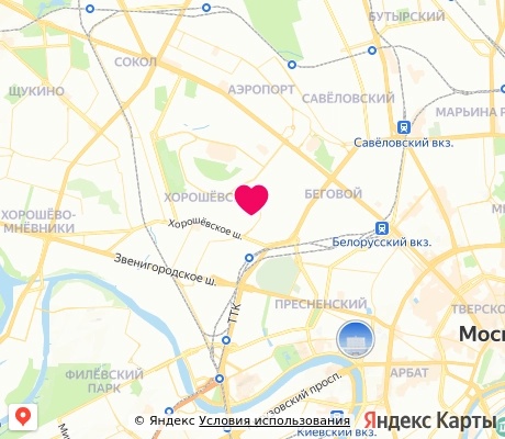 На карте