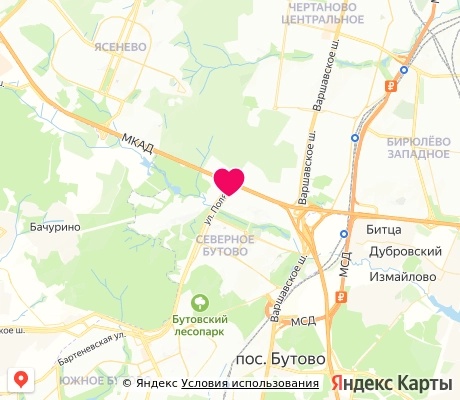 На карте