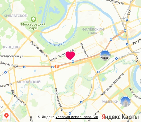 На карте