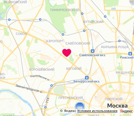 На карте