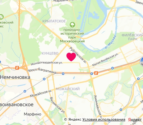 На карте