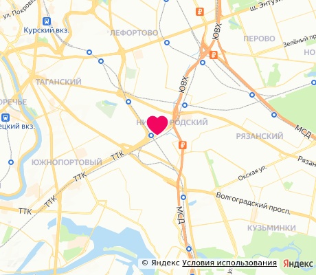 На карте