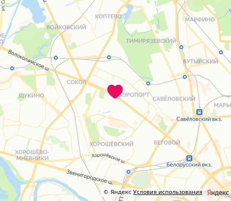 На карте