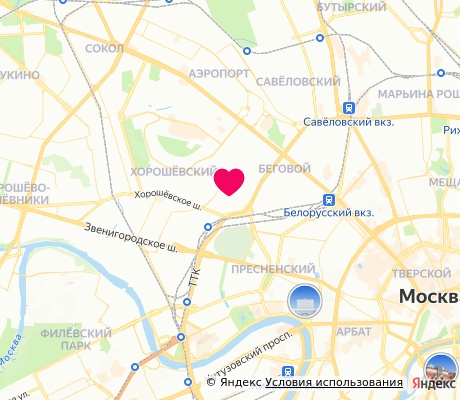 На карте