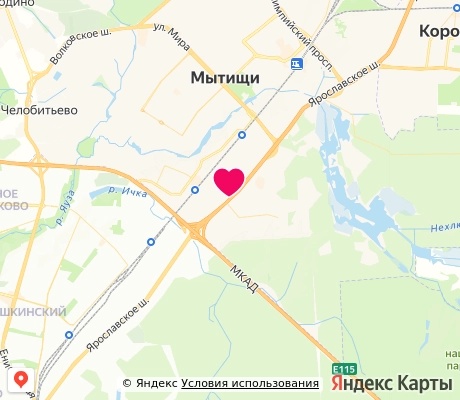 На карте