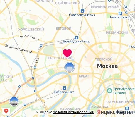 На карте