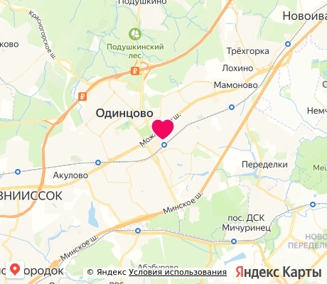 На карте