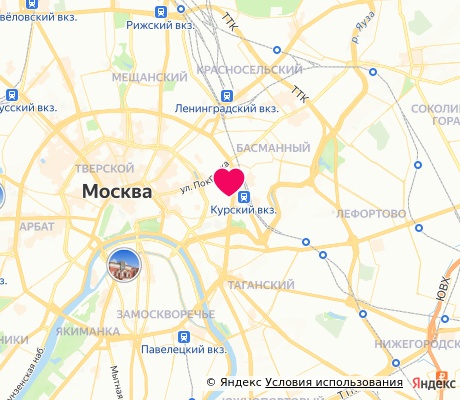 На карте